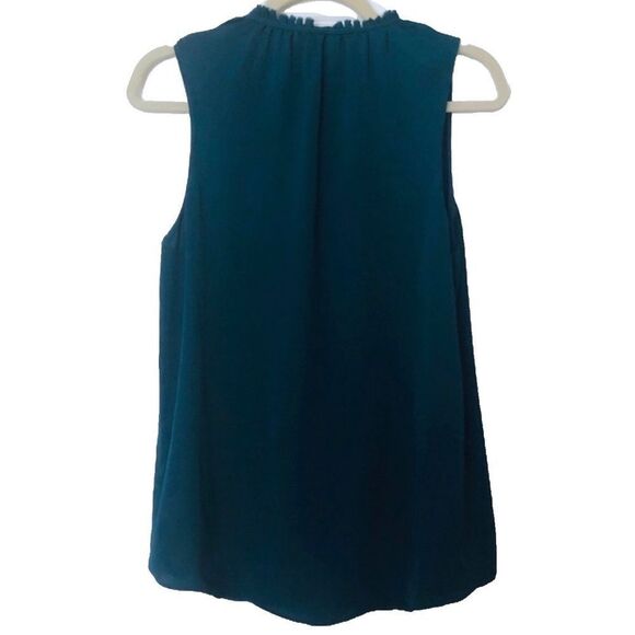 7 for all Mankind Top gorgeous size M teal green - Picture 3 of 4